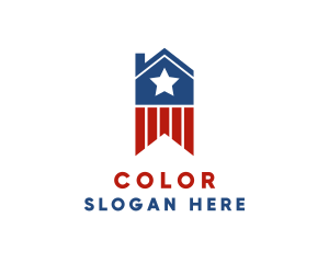 Patriotism - American Residential Home logo design