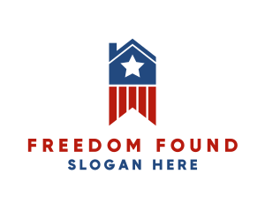 Patriotism - American Residential Home logo design