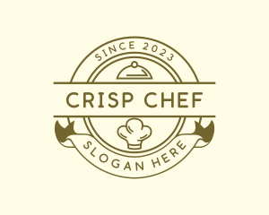 Cloche Chef Hat Restaurant logo design