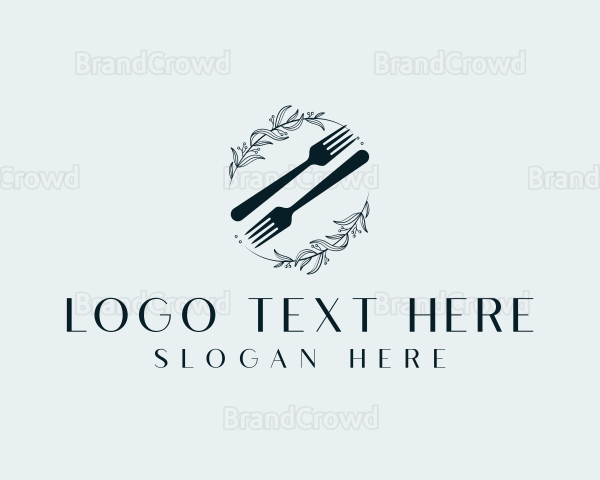 Elegant Diner Restaurant Logo