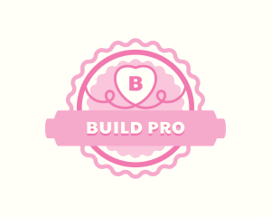 Emblem - Bakery Heart Pastry logo design