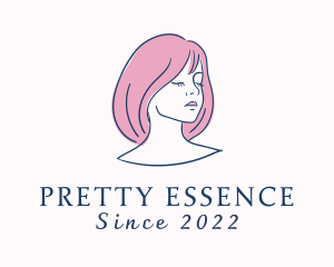 Pretty - Pretty Woman Hair Salon logo design