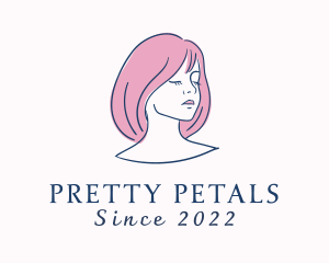 Pretty - Pretty Woman Hair Salon logo design