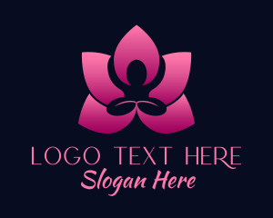 Lotus - Sauna Spa Massage logo design