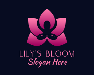 Lily - Sauna Spa Massage logo design