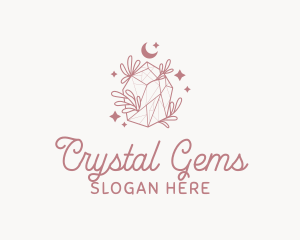 Elegant Whimsical Crystal logo design