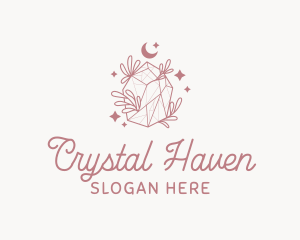 Elegant Whimsical Crystal logo design