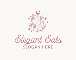 Elegant Whimsical Crystal logo design