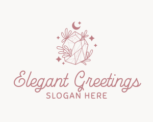 Elegant Whimsical Crystal logo design