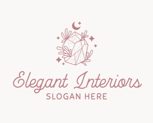 Elegant Whimsical Crystal logo design