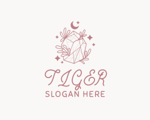 Elegant Whimsical Crystal logo design