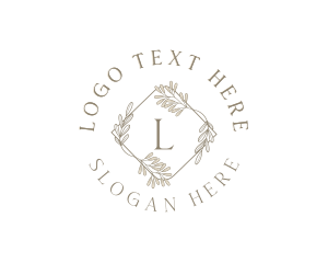 Skincare - Minimalist Organic Leaf logo design
