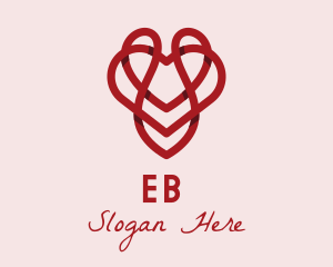 3D Valentine Heart  Logo