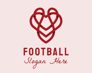 3D Valentine Heart  Logo
