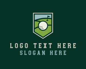 Golf - Golf Course Shield logo design