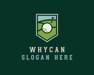 Golf Course Shield Logo