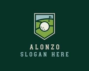 Golf Course Shield logo design