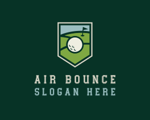 Golf Course Shield logo design