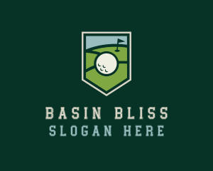 Golf Course Shield logo design