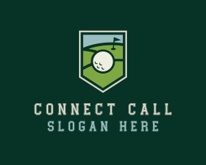 Golf Course Shield logo design