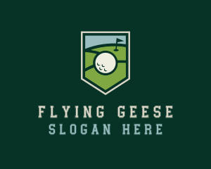 Golf Course Shield logo design