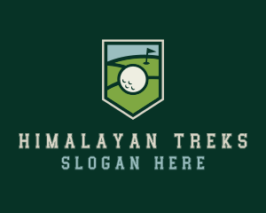 Golf Course Shield logo design