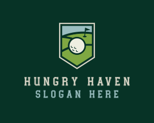 Golf Course Shield logo design