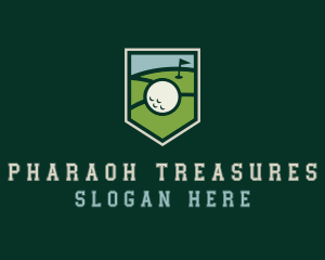 Golf Course Shield logo design