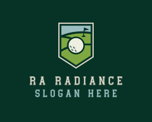 Golf Course Shield logo design