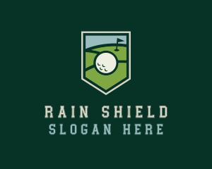 Golf Course Shield logo design