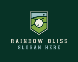 Golf Course Shield logo design