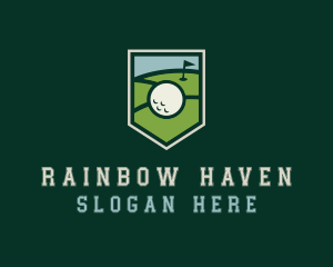 Golf Course Shield logo design