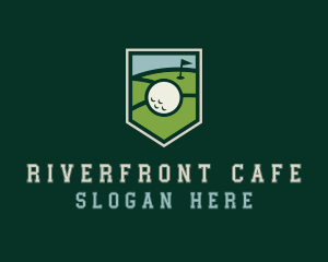 Golf Course Shield logo design