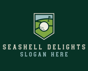 Golf Course Shield logo design