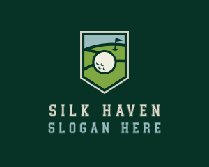 Golf Course Shield logo design