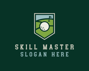 Course - Golf Course Shield logo design