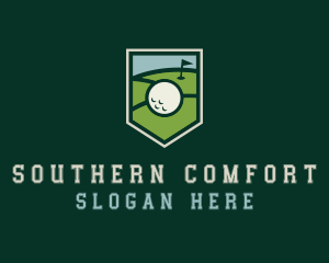 Golf Course Shield logo design