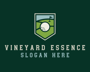 Golf Course Shield logo design