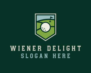 Golf Course Shield logo design