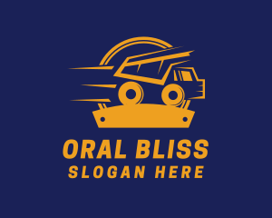 Construction Dump Truck logo design