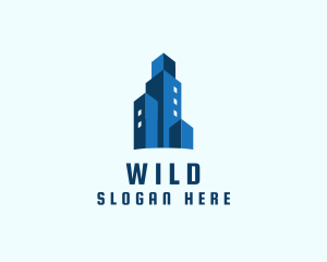 Skyscraper City Building Logo