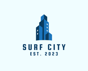 Skyscraper City Building logo design