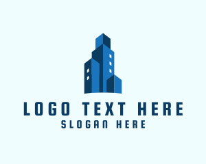 Skyscraper City Building Logo