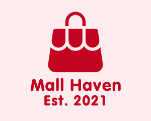 Red Fashion Handbag logo design