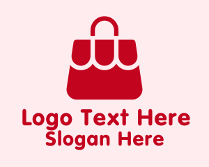 Red Fashion Handbag Logo