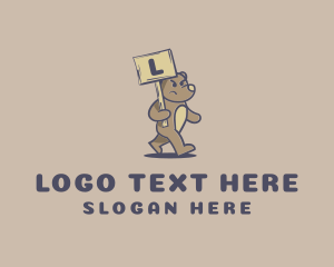 Signage - Angry Bear Signage logo design