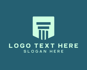 Digital Marketing - Financial Greek Pillar logo design