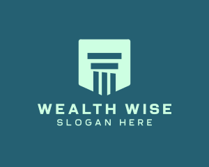 Financial - Financial Greek Pillar logo design