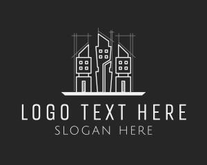 Establishment - Modern Structure Building logo design