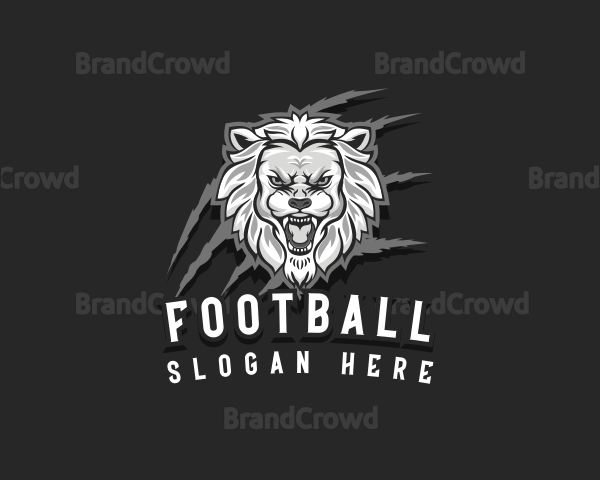 Wild Lion Scratch Logo